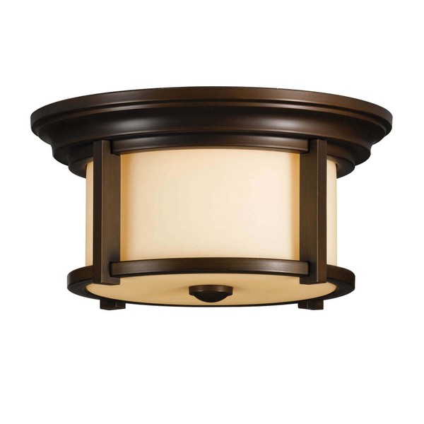 Elstead Merrill AußEn-Deckenleuchte E27 2-Fach Heritage Bronze IP44-image