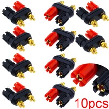 10Pcs Speaker Amplifier Terminal Binding Post Dual 2 ways Banana Plug Jack