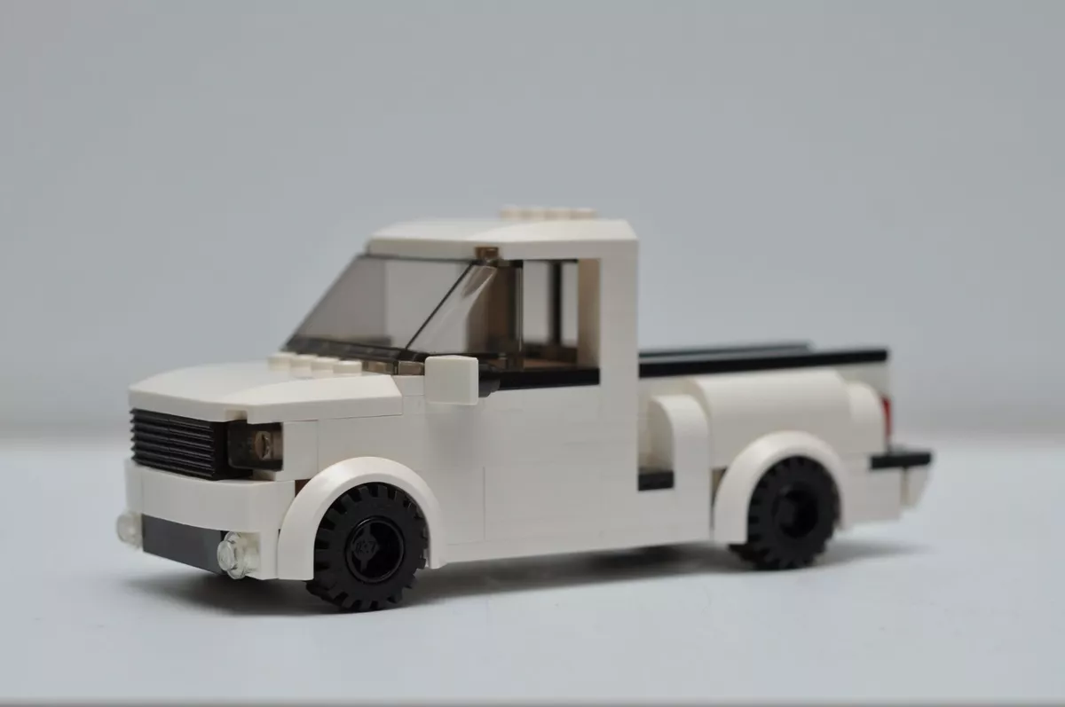 Lightning Pick up Truck White Custom Model Built compatible with