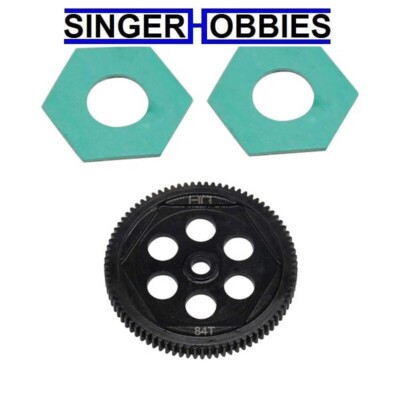 Hot Racing STTX848 Steel Spur Gear & Slipper Pads, 48p 84t: 22S HH