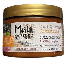 Maui Moisture Curl Quench  Coconut Oil Hydrating Curl Smoothie 12 oz