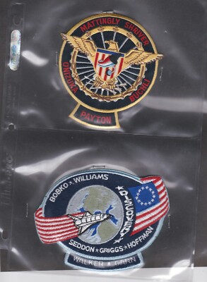 KAPPYS  SPACE NASA    2 DIFFERENT PATCHES  SP66