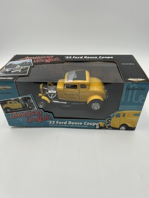 Ertl American Graffiti '32 Ford Deuce Coupe Paul Le Mat Autographed Milner 1:18