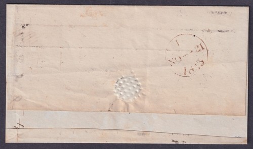 1841 1d Red PF London No. 5 in Maltese Cross Aylesbury Part Wrapper Cat. £550 - Picture 2 of 2