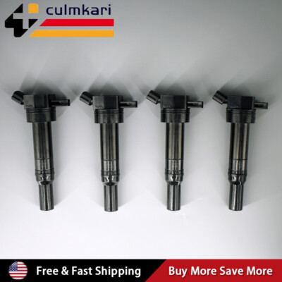 4PCS IGNITION COIL 27300-2E000 FOR HYUNDAI ELANTRA 2001-2017 K SOUL FORTE OEM