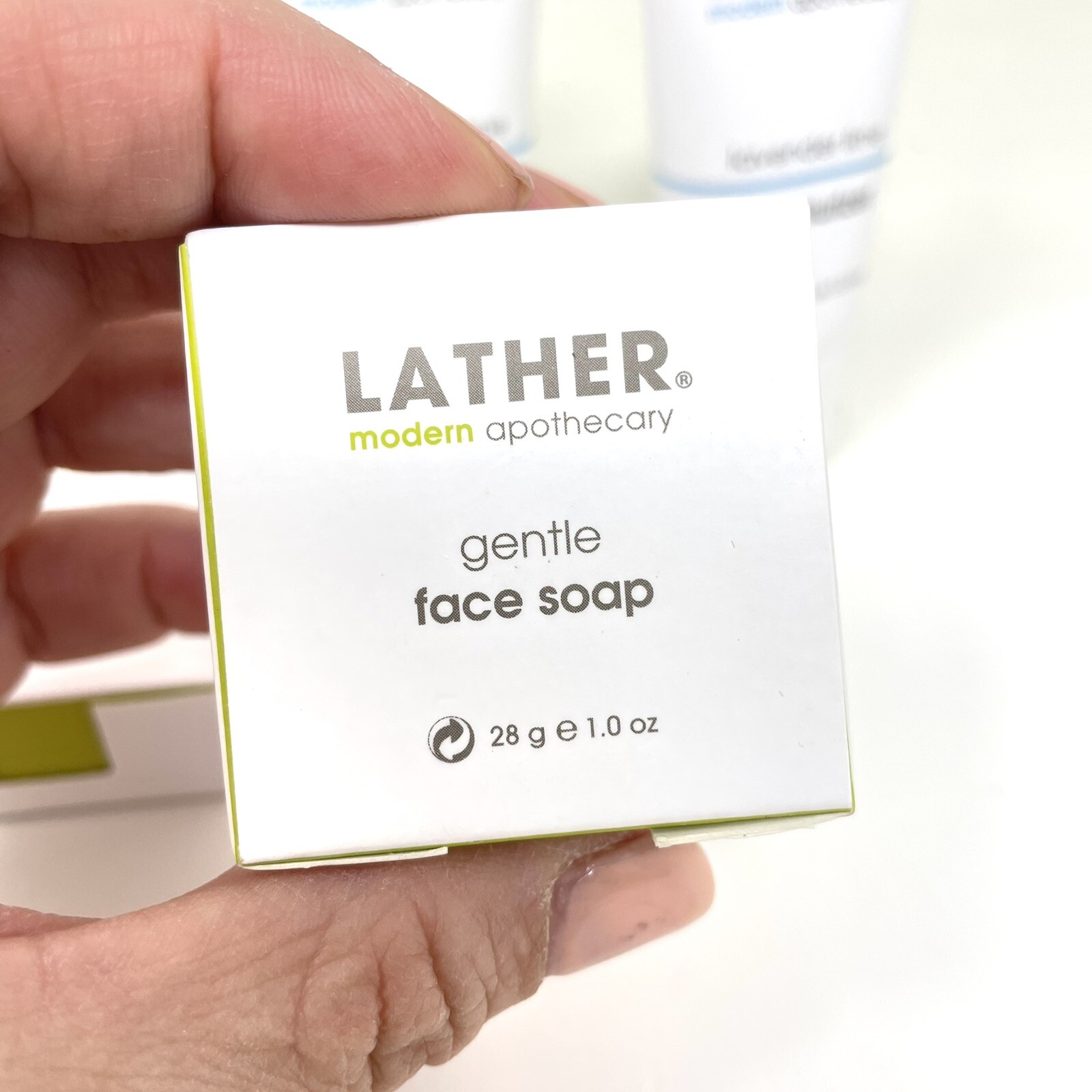 LATHER Modern Apothecary Travel Size Deluxe Skincare Moisturizer Face