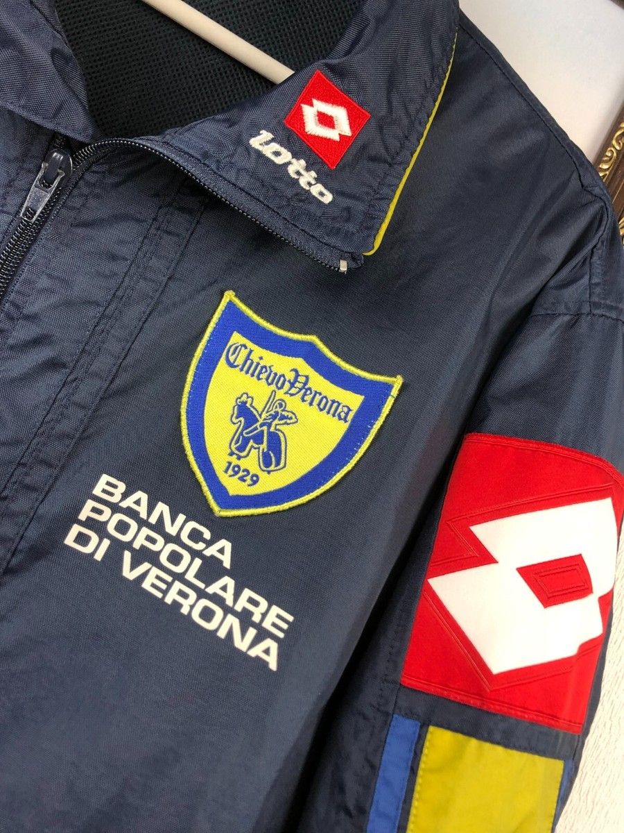 Vintage Lotto Chievo Verona Jacket Football Soccer Track