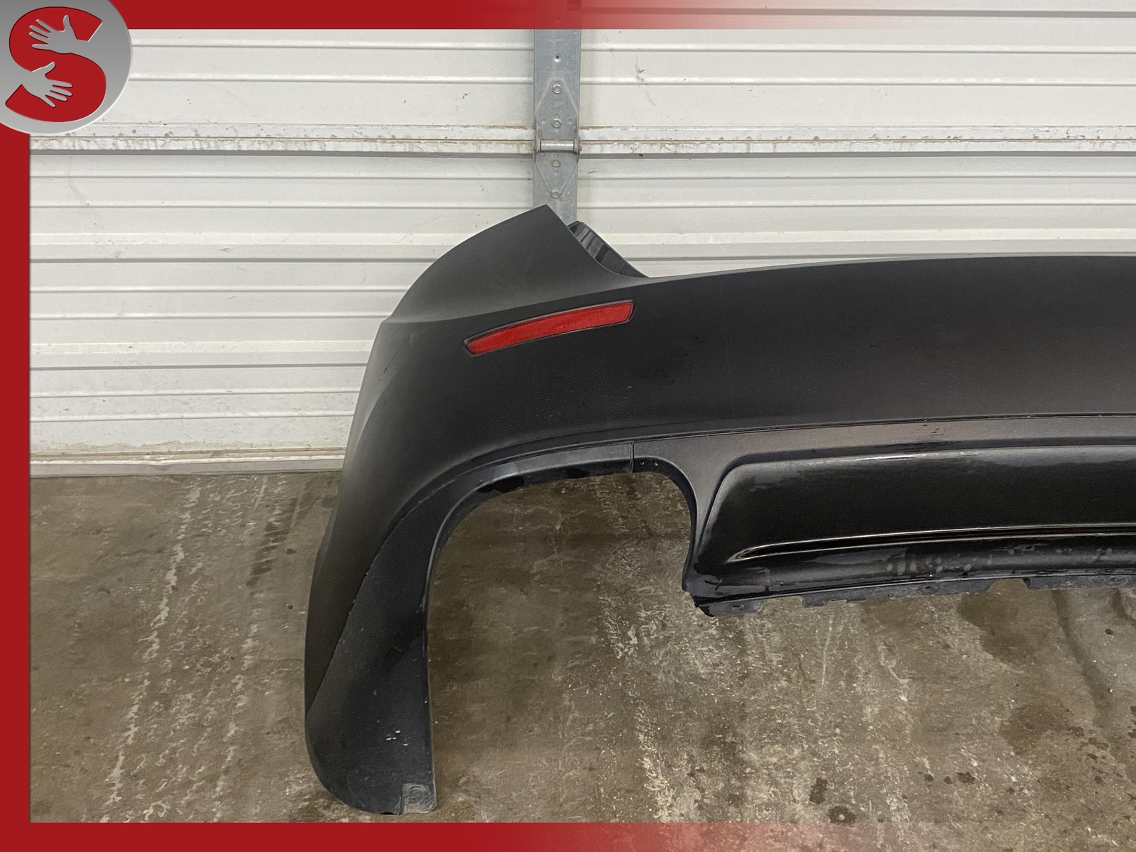 14-17 Maserati Ghibli S Rear Bumper Cover Assembly Black Oem