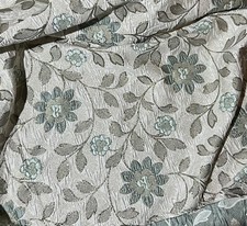 Green Gold Ivory Floral Metallic Brocade Fabric 50 Width Sold By The Yard