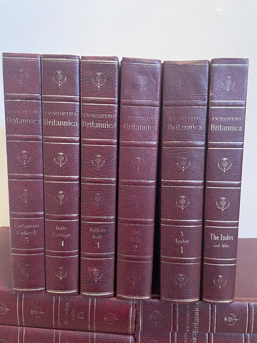 Full Set Vintage 1971 Encyclopedia Britannica 24 Volumes