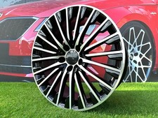 4 x 18 Inch 5x112 Black Polished Alloy Wheels: Fits For Mercedes C E CLS Class