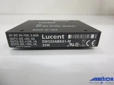 LUCENT DW025ABK81-M, 25W POWER MODULE, IN:DC 36-75V, 0.92A, 3 OUTPUT