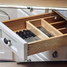 Richelieu Full Extension Concealed Undermount Soft Close Drawer Slides 18 Pair