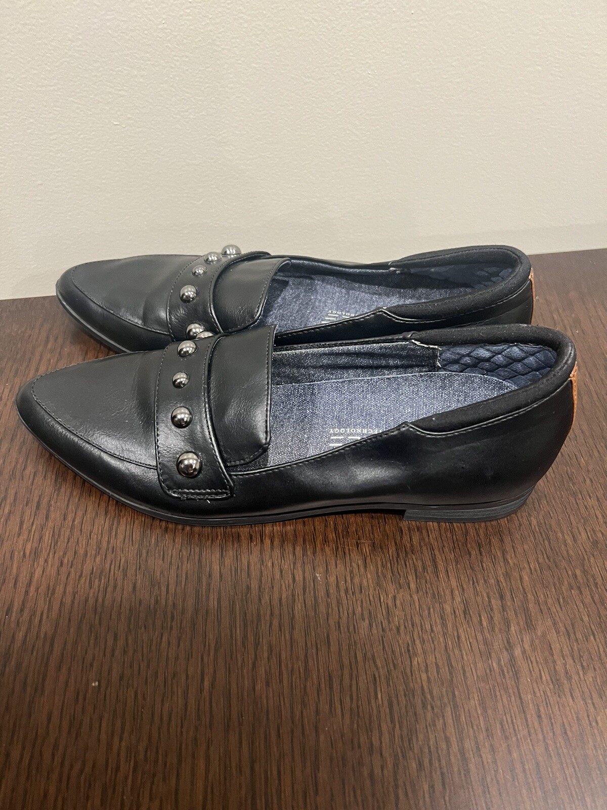 Dr Scholls Leo Stud be free energy technology womens shoes black size 6.5 M