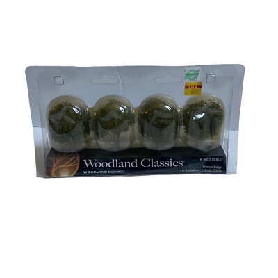 New Multi Scale Woodland Classics Waters Edge Trees 2'' - 3'' Package of  4 TR3533
