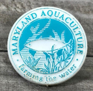 Maryland Aquaculture farming the water Lapel Hat Jacket Souvenir Plastic Pin