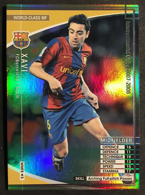 2007-08 Panini WCCF World Class MF #WMF5 Xavi Hernandez Barcelona