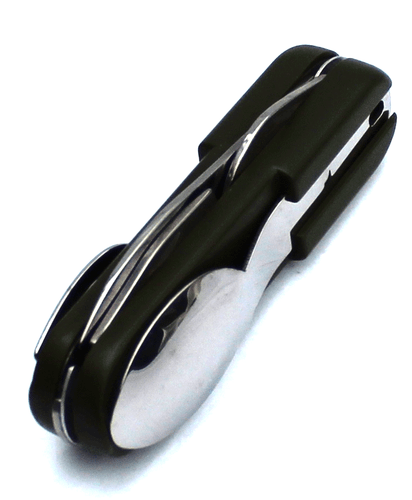 NAVAJA CUBIERTO Multiusos CAMPING ALBAINOX.+ Funda Incluye: Tenedor, C 11020 ML - Imagen 6 de 6