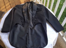 Boys Tuxedo with Tails, Bow Tie  Cummerbund Size 8 Excellent Condition