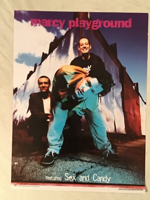 Marcy Playground 1997 Promo Poster Sex And Candy New Condition 