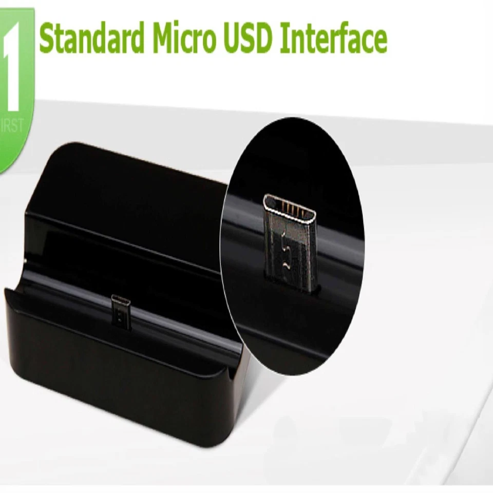 Docking Station per Ricarica e Sincronizzazione dati Smartphone Android 2 colori - Immagine 4 di 4
