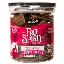Dog Treats, Grain-Free, Salmon & Sweet Potato Jerky, 20-oz.