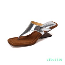 Women's Wedge Heel Flip Flops Thongs Slippers Mules Slides Sandals Shoes Comfort