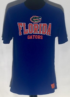 Florida Gators UF NCAA SEC College Team Logo Colosseum Size Large L Blue T-shirt