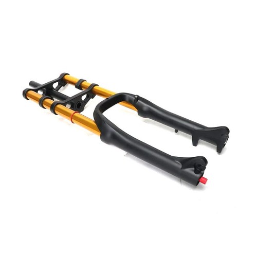20 24er Travel 100mm Double Shoulder Rebound Snow Fat Bike Suspension Air Fork - Picture 8 of 11
