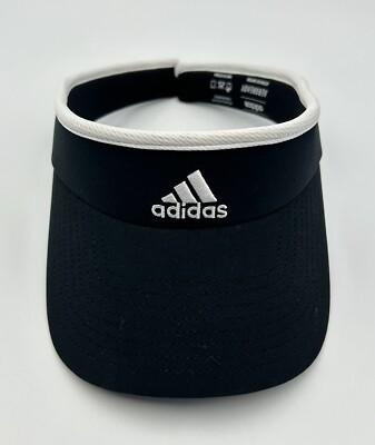 ADIDAS Match Sports Black White Womens Aeroready Visor  display picture 2