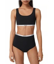 Women Burberry Tarnie Logo Band Two-Piece Swimsuit Tarnie Size S