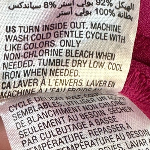 INC Sleeveless Halter Tie Neck Blouse - Cranberry Rose Pink - size Small - Picture 7 of 8