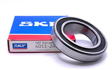 NEW SKF 6011 2RS DEEP GROOVE BALL BEARING RUBBER SEALED 55x90x18 mm 