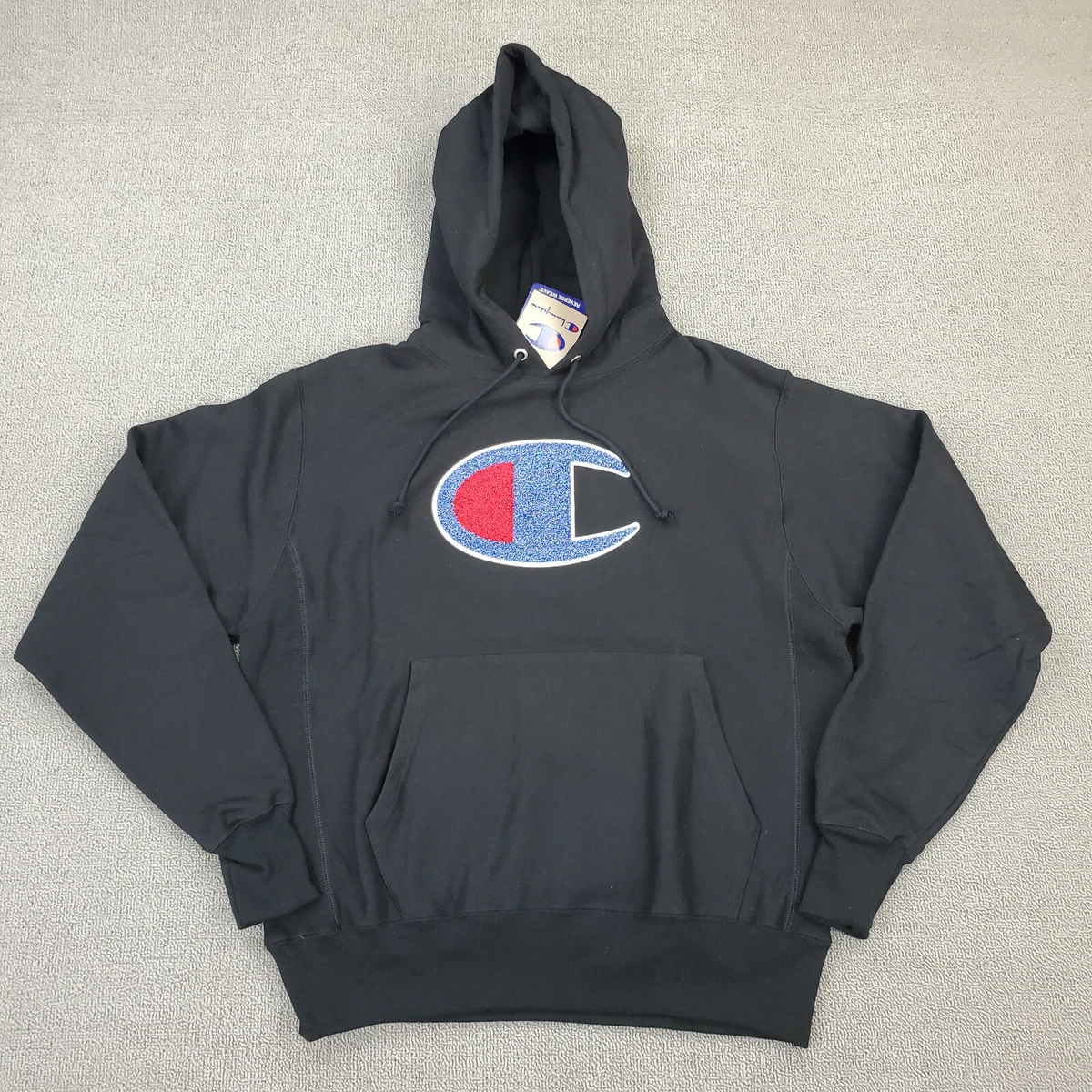 Black big c champion hoodie cheap