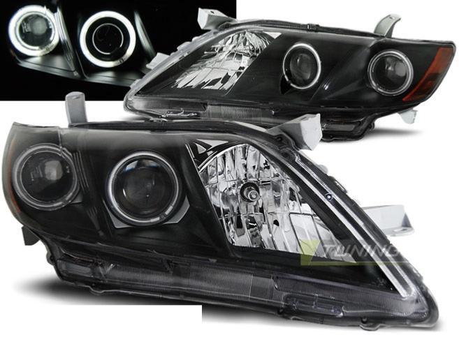 Phares avant antibrouillard noirs de Toyota Camry 2007
