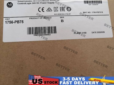 NEW Sealed AB 1756-PB75 SER B ControlLogix 24V DC Power Supply