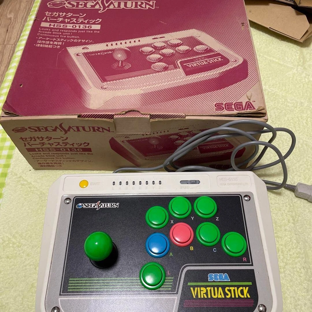 セガサターン バーチャスティック HSS-0136（コントローラー）※箱付き