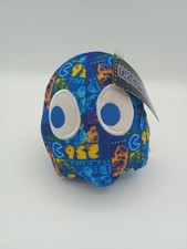 Pac-man Blue Ghost Plush Toy Special Edition New With Tag. 5 inch