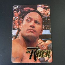 2000 WWF Wrestling vending sticker The Rock Dwayne Johnson 3x5 mint gradable