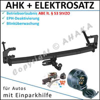 AHK ES7 FüR Peugeot 407 Stufenheck Limo 2004- AnhäNgerkupplung Eph-Deaktivierung
