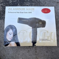 GLAMOUR HAIR By Jaki Turbo 5000 Professional 1875W Hair Dryer 3  Temp  ,2 Speed