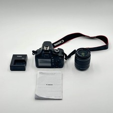 Canon EOS 4000D Black Digital Camera with Charger and Strap