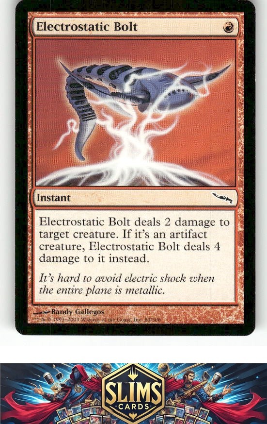 Magic the Gathering MTG Mirrodin Electrostatic Bolt #89 Buy 2 Get 1