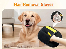 2Pcs Pet Hair Removal Glove Reusable Dog Cat Grooming Brush for Couch Clothes