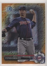 2017 Bowman Orange Shimmer Refractor 11/25 Stephen Gonsalves #BCP44 0b2