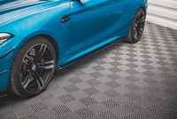 Maxton Design Seitenschweller Ansatz (Paar) V.2 Passend FüR BMW M2 F87 Schwarz H