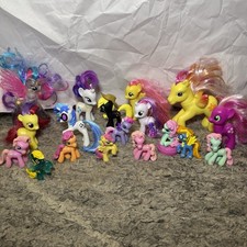 My Little Pony Lot Of 18 Mini Small Rainbow Colorful