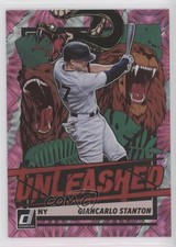 2021 Panini Donruss Unleashed Pink Fireworks Giancarlo Stanton #UNL6 0j10