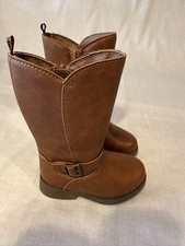 OshKosh Lumi Toddler Girl Brown Riding Boot size 6