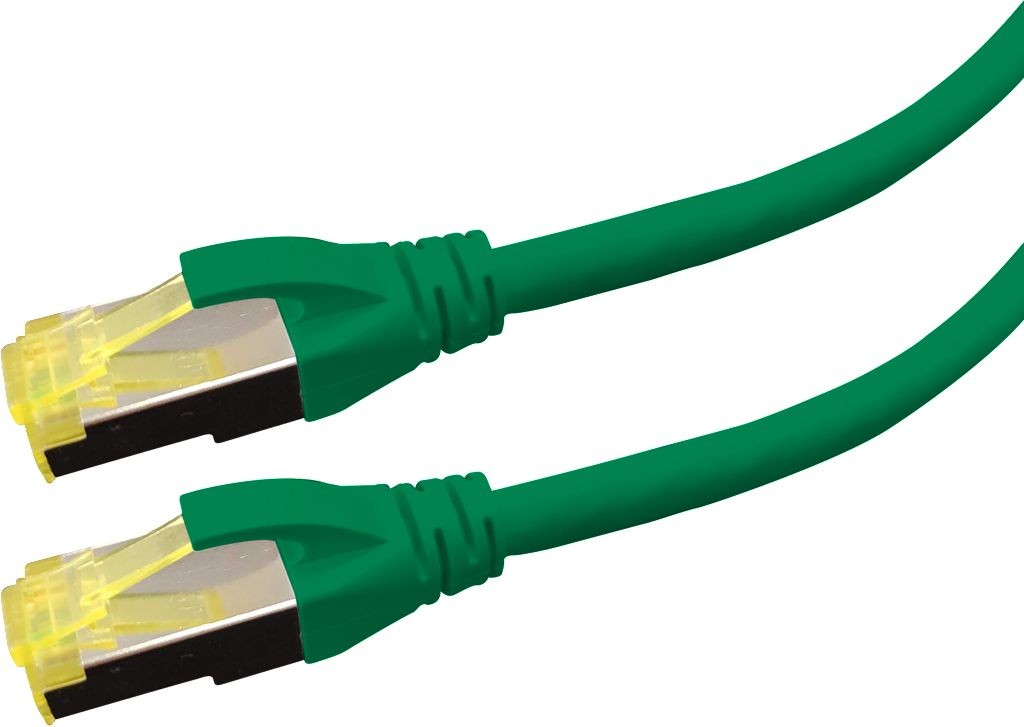 LOGON PREMIUM APR6150G Cat6 S/FTP Patch Cable 15m Green LSOH RJ45 26AWG
